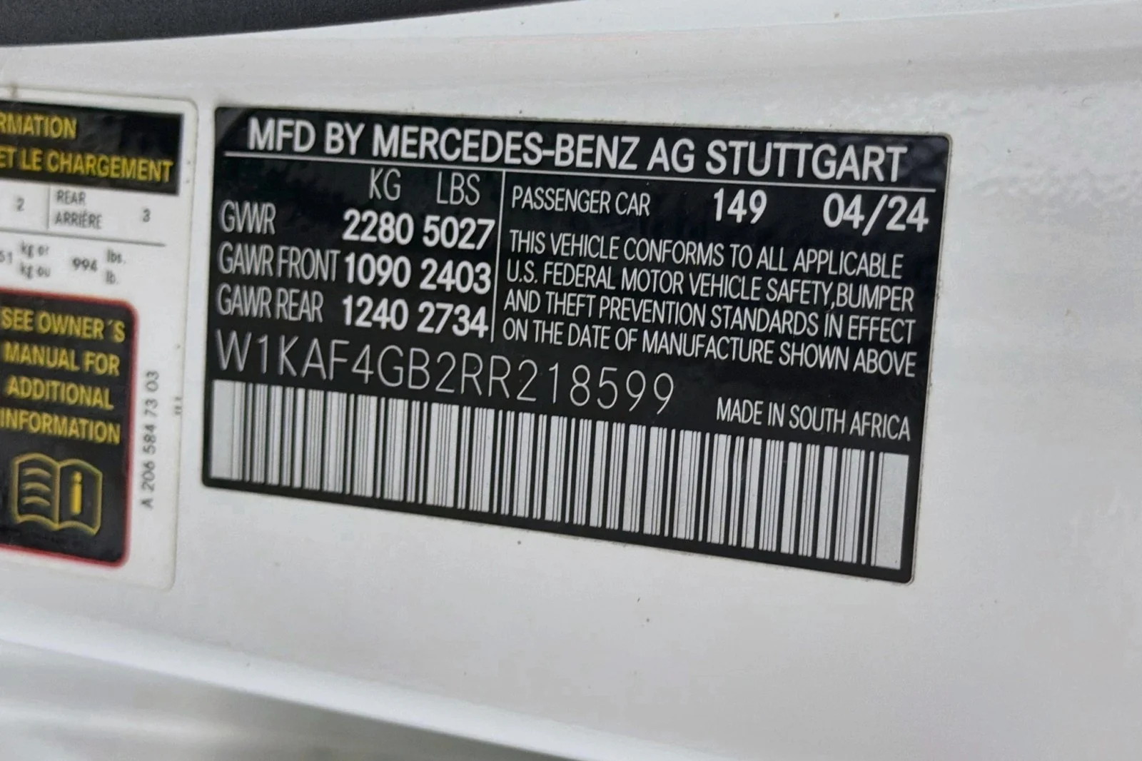 Certified Used 2024 Polar White Mercedes-Benz C 300 image 25
