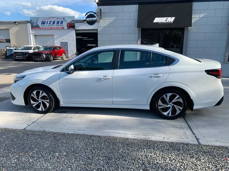 Used 2021 White Subaru Premium Sedan 4D image 6