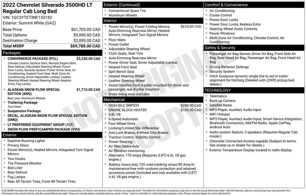 Used 2022 Summit White Chevrolet LT image 20