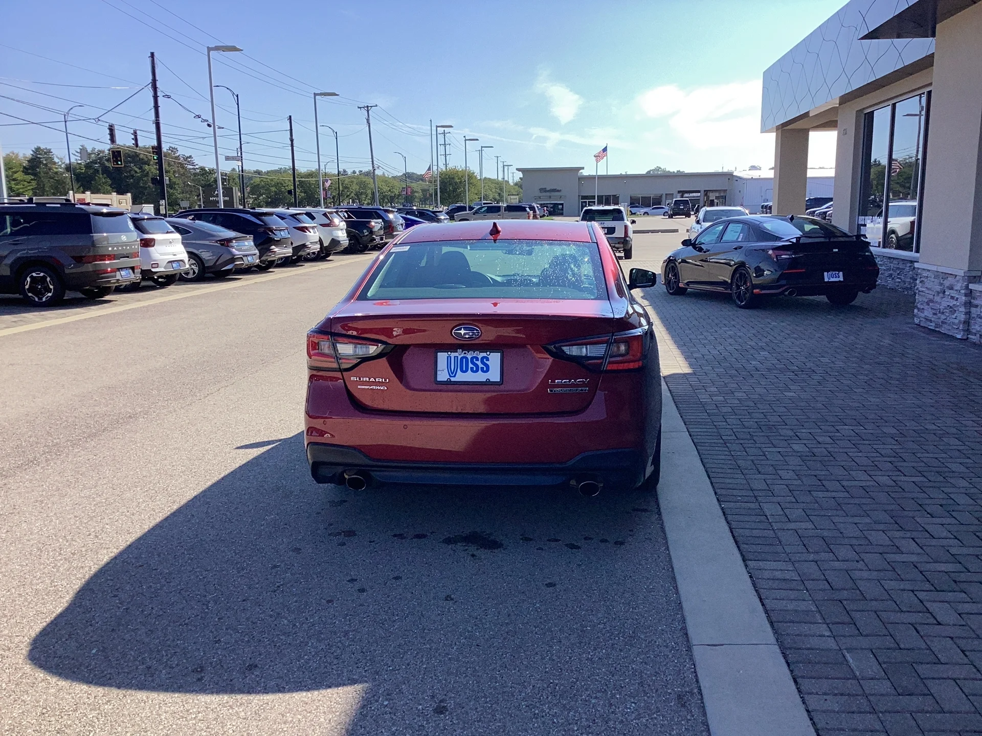 Used 2021 Crimson Red Pearl Subaru Touring XT image 5