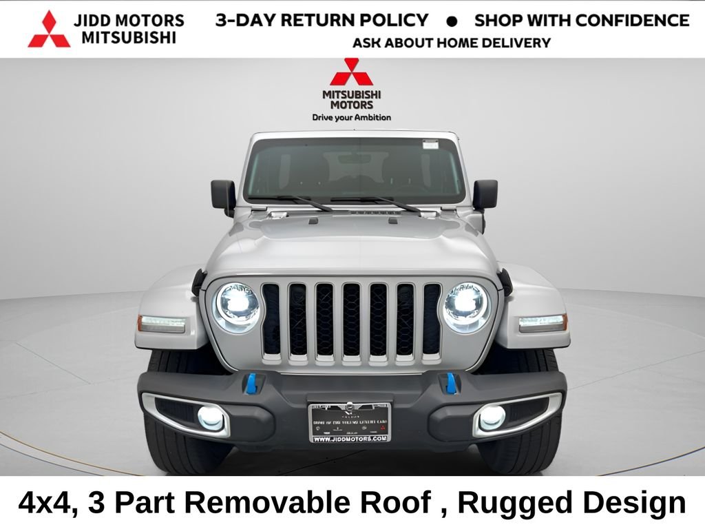 Used 2023 Jeep Wrangler 4xe Sahara 4XE with VIN 1C4JJXP65PW627448 for sale in Des Plaines, IL