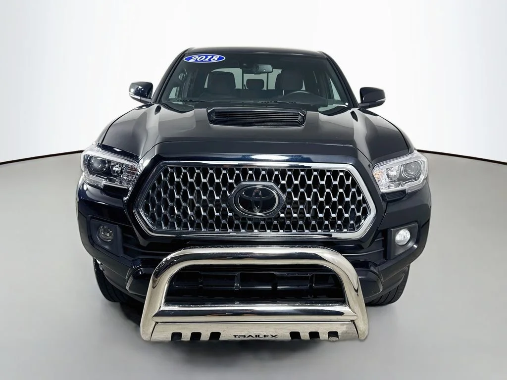 Used 2018 Midnight Black Metallic Toyota TRD Sport image 8