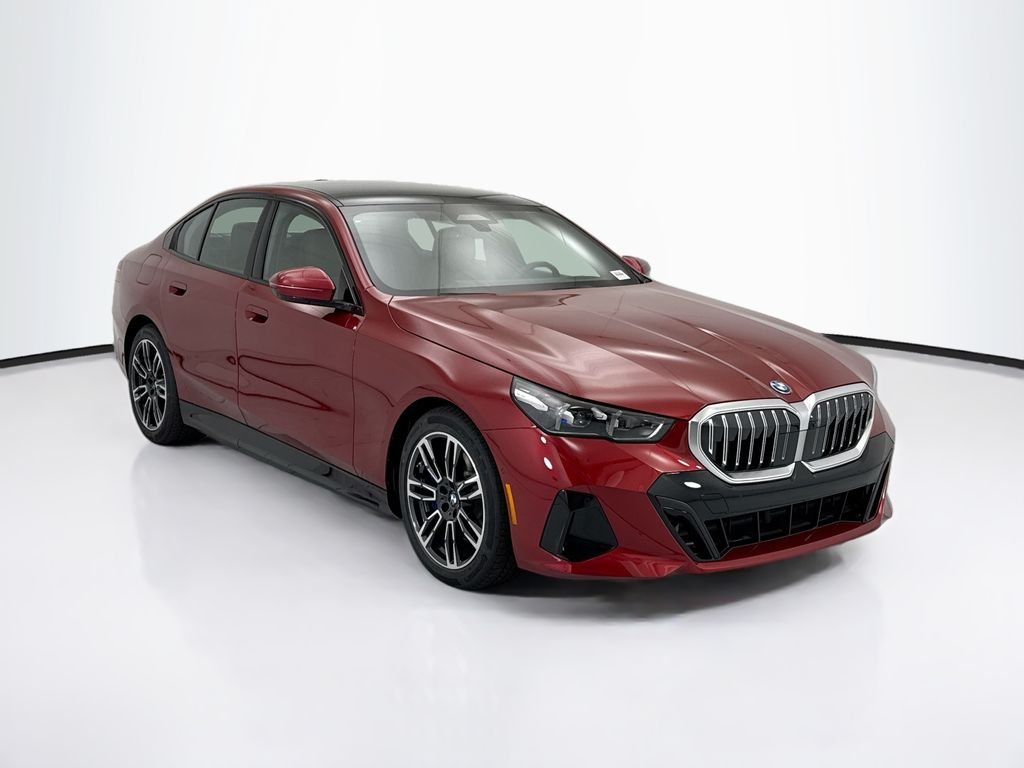 New 2027 Red Metallic BMW 550e xDrive image 3