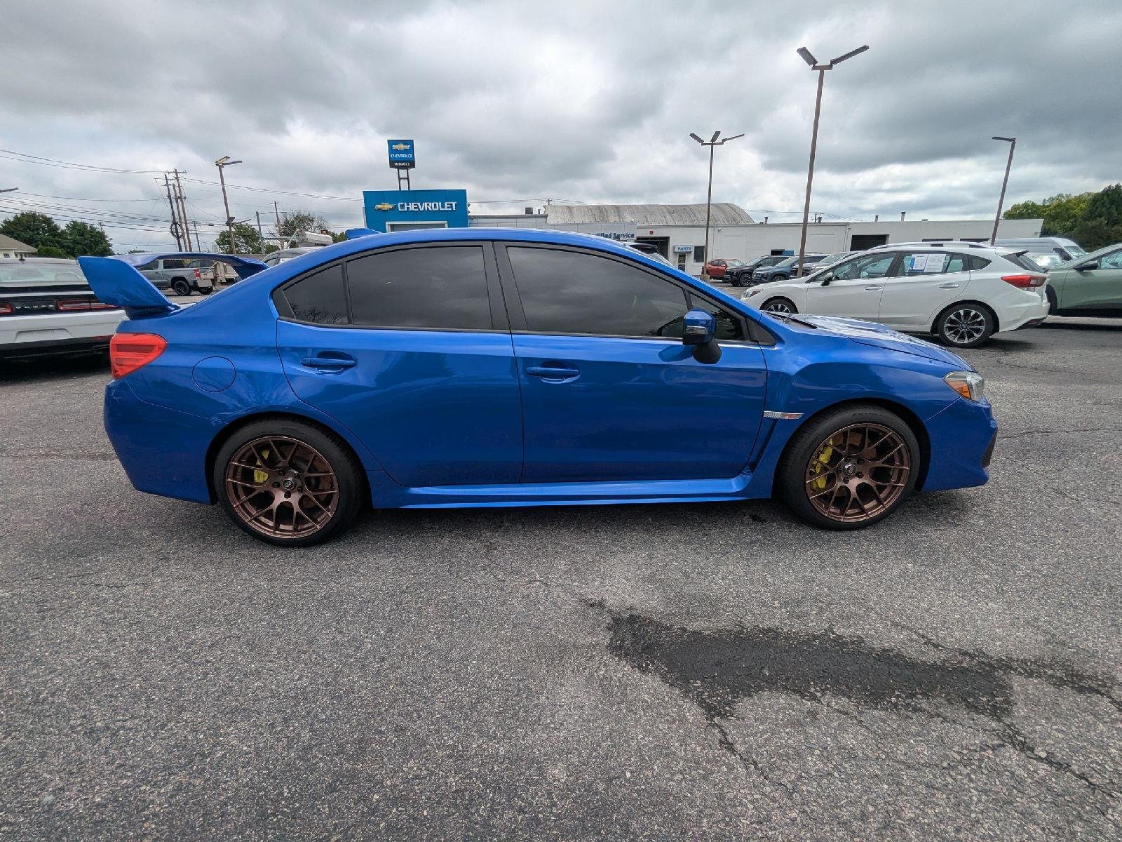 Used 2020 WR Blue Pearl Subaru STI image 8