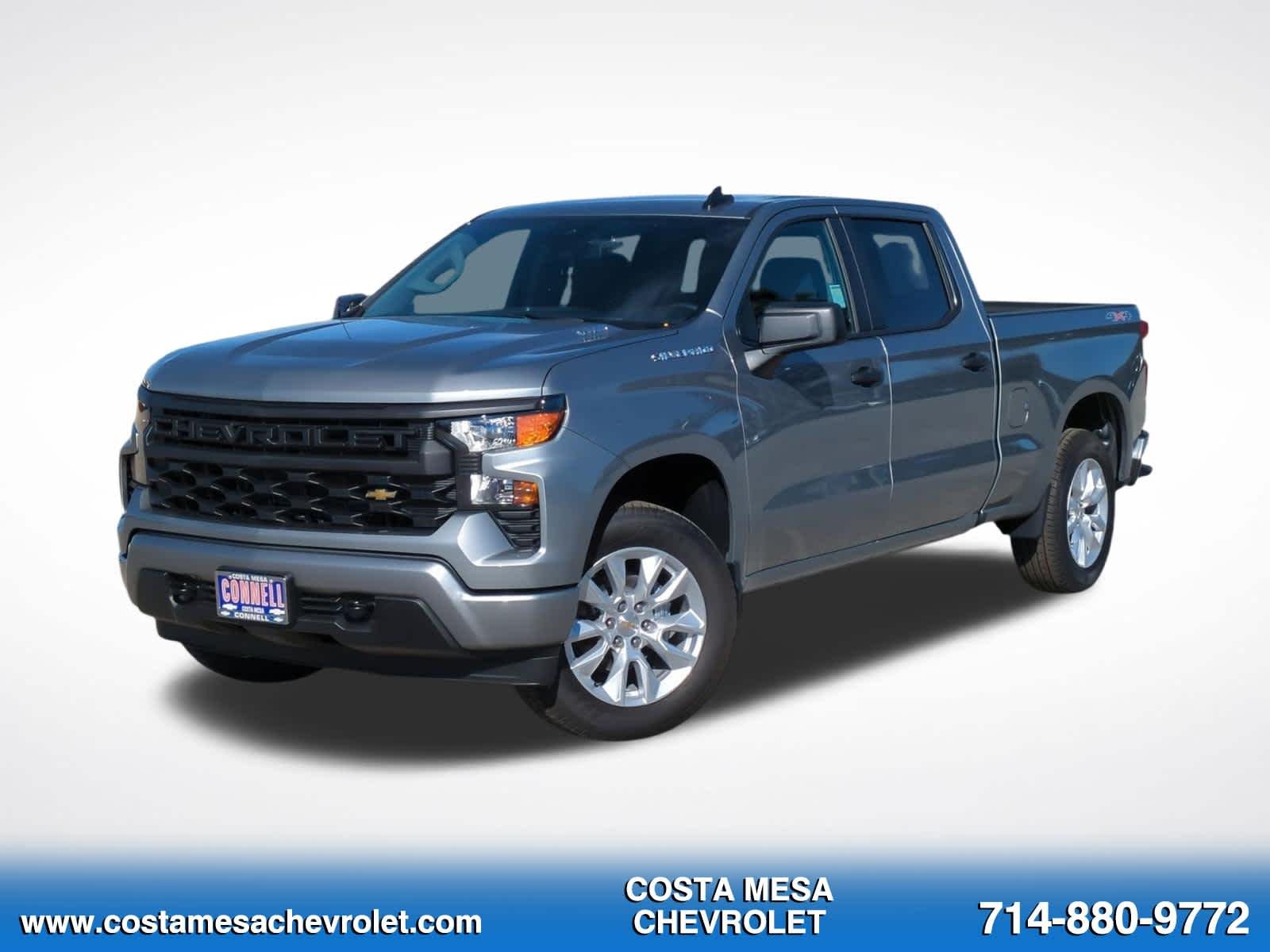 Used 2026 Sterling Gray Metallic Chevrolet Custom image 1