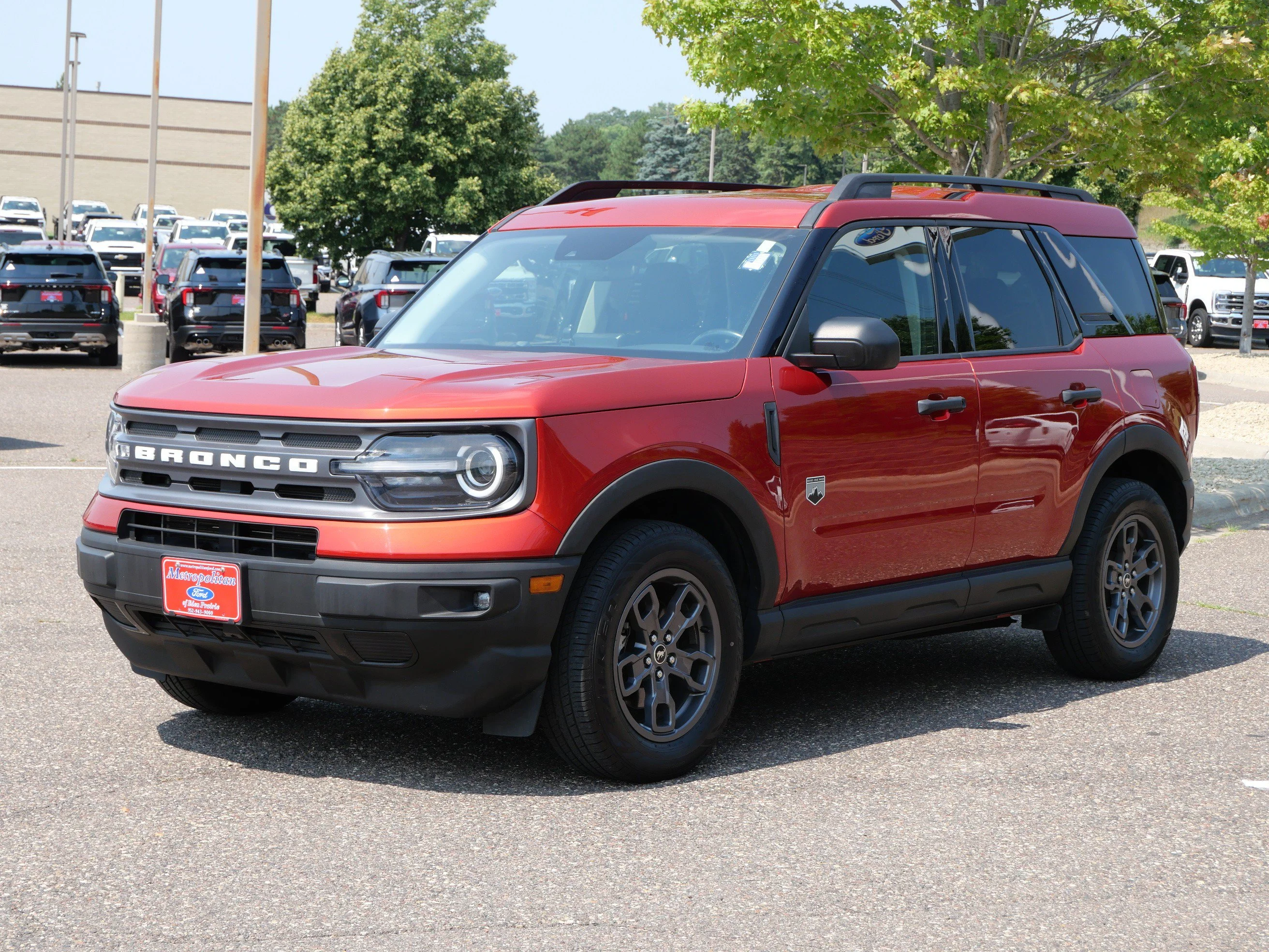 Used 2023 Hot Pepper Red Tinted Clearcoat Ford Big Bend image 3