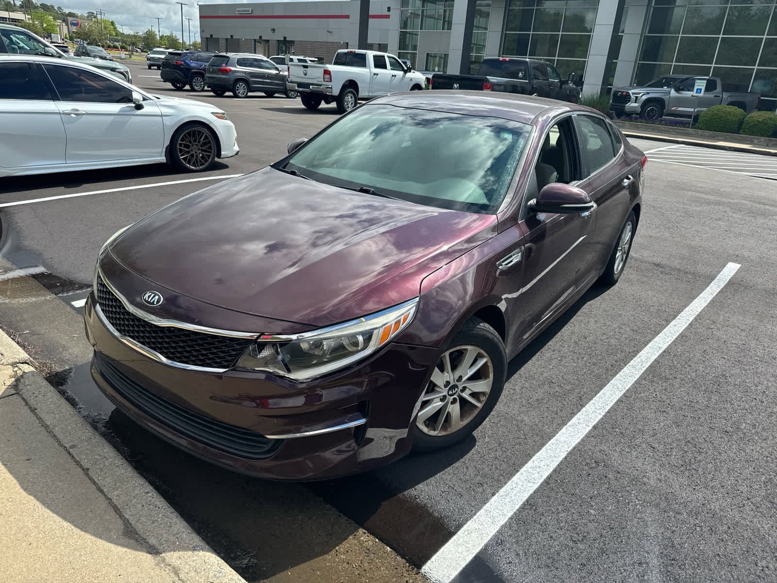 Used 2018 Kia Optima LX with VIN 5XXGT4L36JG198179 for sale in Little Rock, AR