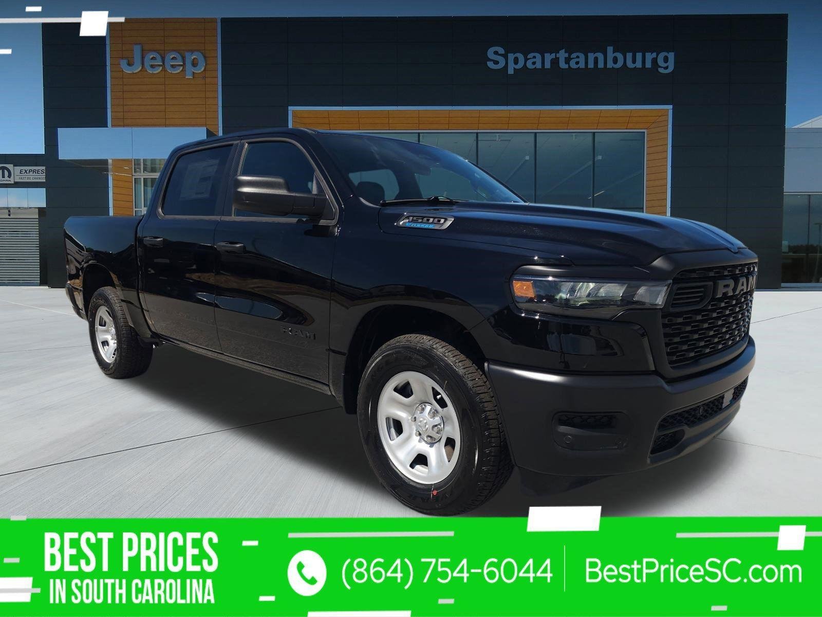 New 2026 Diamond Black Crystal Pearl-Coat Exterior Paint RAM Tradesman image 1