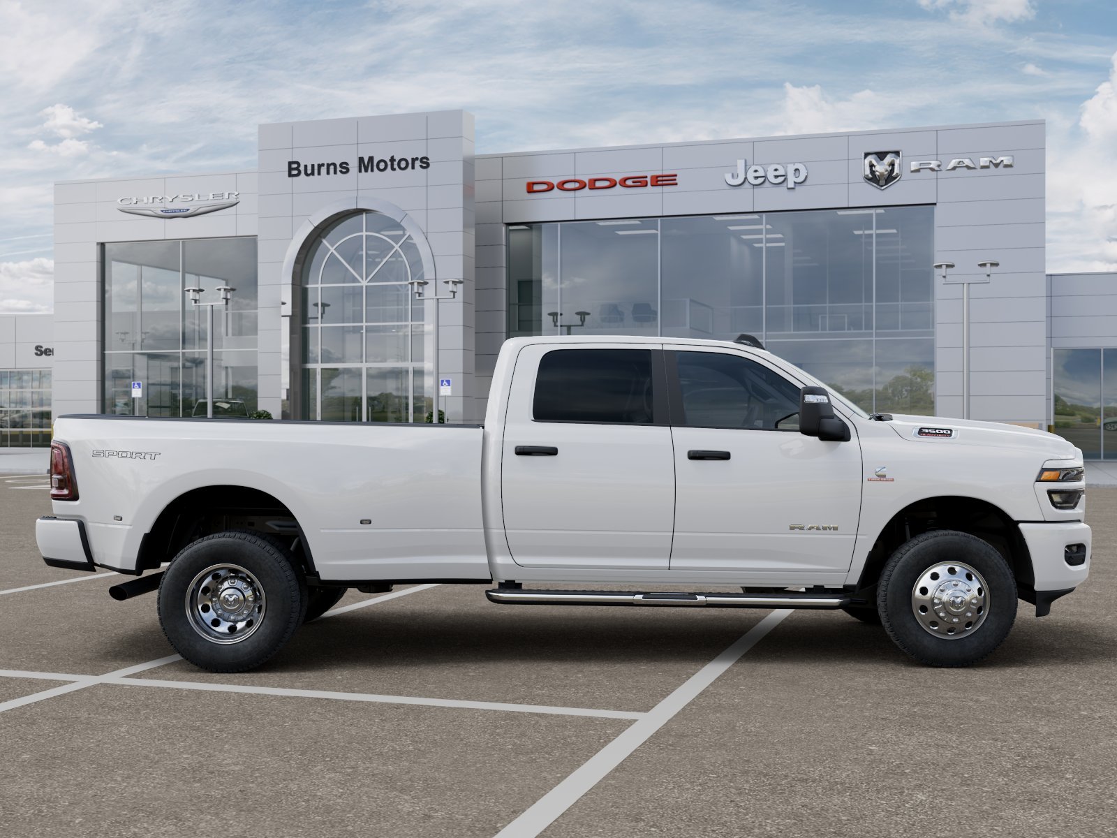 New 2026 Bright White Clear-Coat Exterior Paint RAM Lone Star Dually image 47