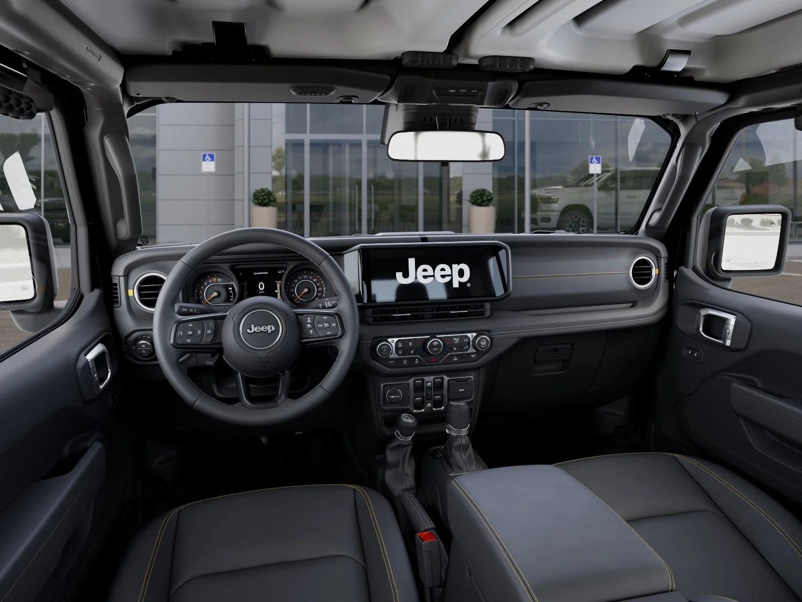 New 2026 Black Clear-Coat Exterior Paint Jeep Texas Trail image 14