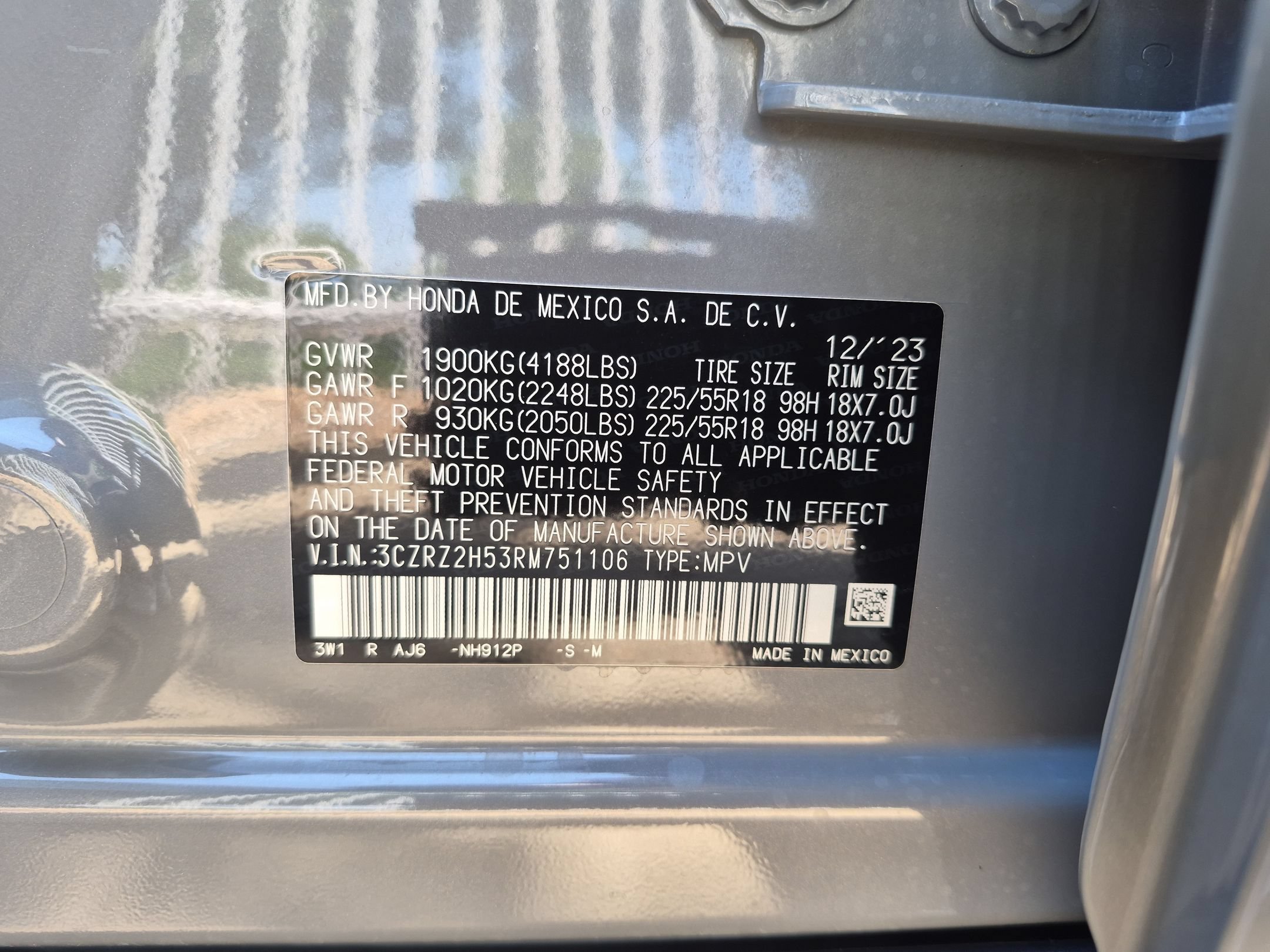 Certified Used 2024 Urban Gray Pearl Honda Sport AWD image 34