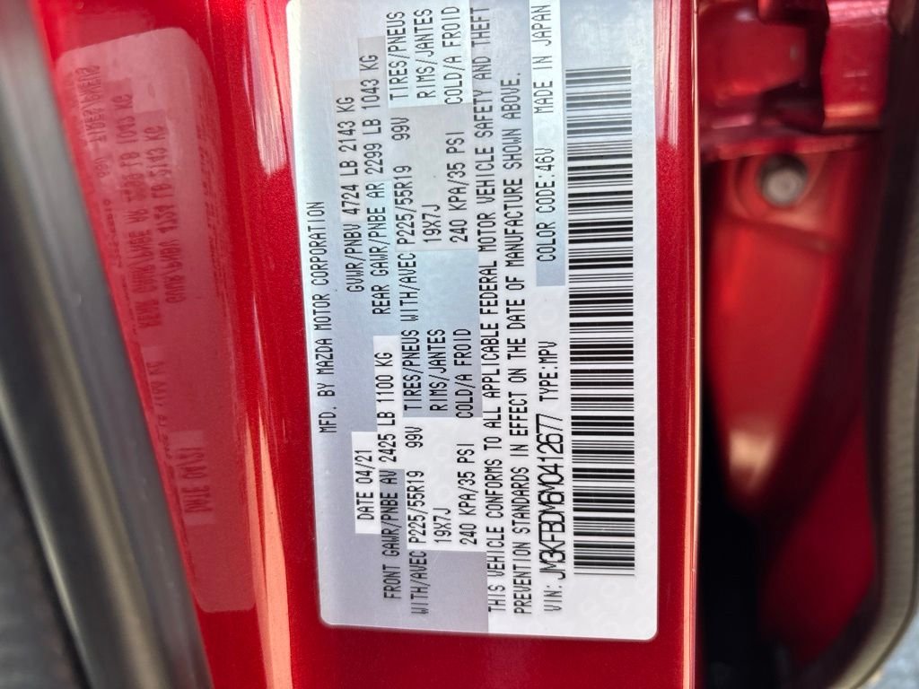 Used 2021 Red Mazda Grand Touring image 12