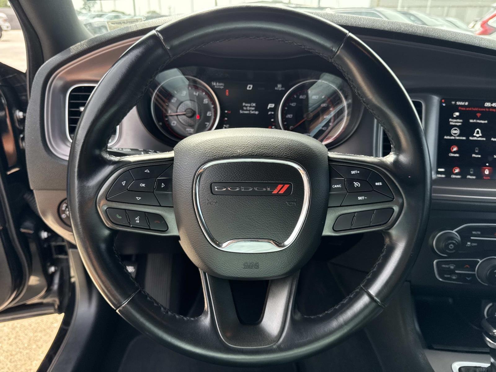 Used 2023 Pitch Black Clearcoat Dodge SXT image 21