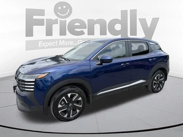 Used 2025 Deep Blue Pearl Nissan SV image 2