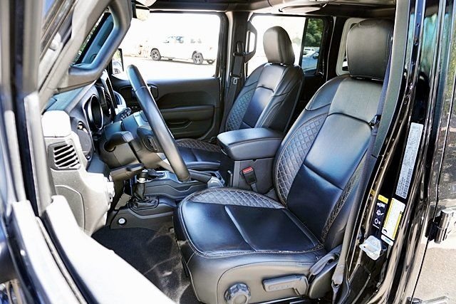 Used 2021 Black Jeep 4-Door Sahara High Altitude 4xe image 21