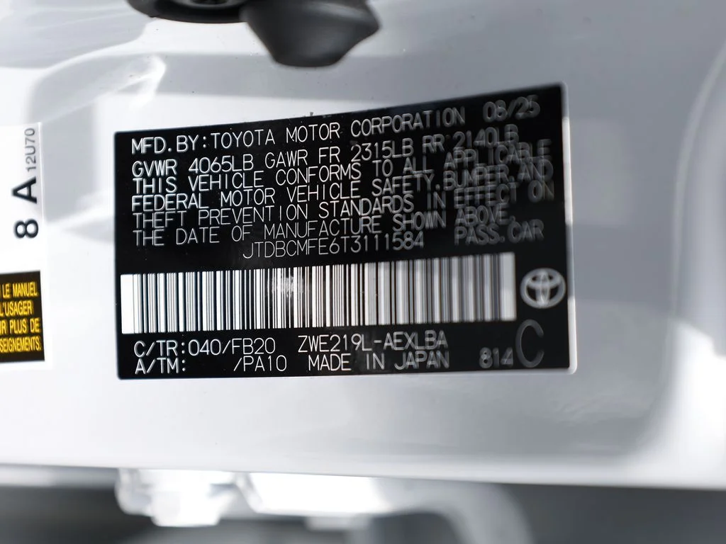 Used 2026 White Toyota LE image 36