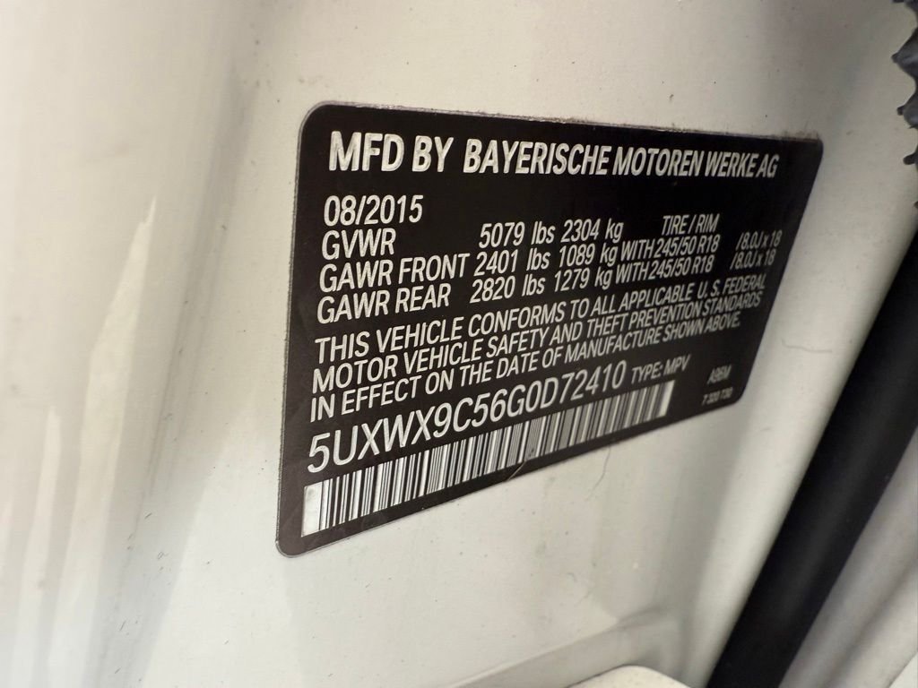 Used 2016 White Metallic BMW xDrive28i image 47