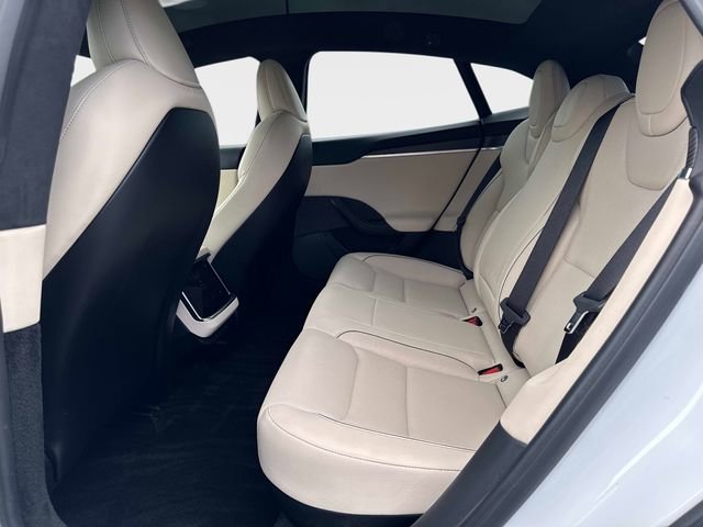Used 2021 White Tesla Plaid image 12