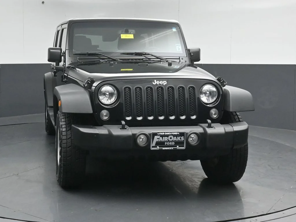 Used 2015 Black Jeep Unlimited Sport image 2