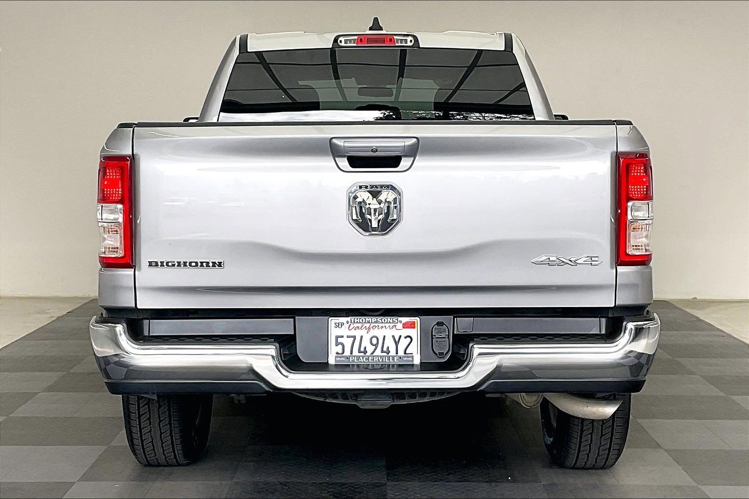 Used 2022 Billet Silver Metallic Clearcoat Ram Big Horn image 3