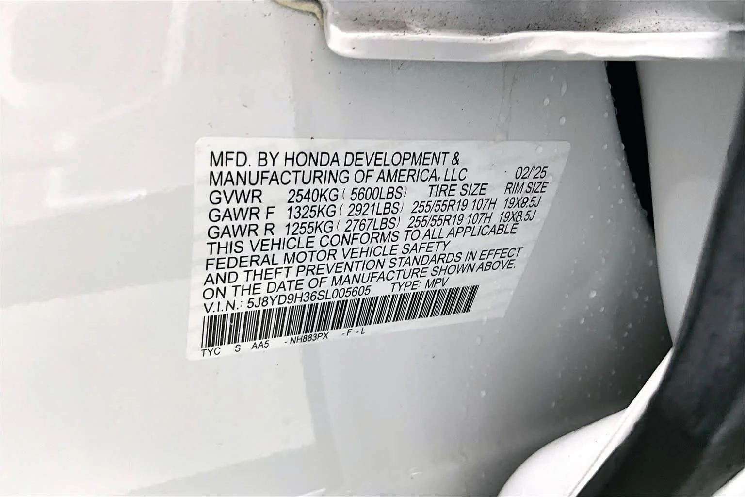 Used 2025 Platinum White Pearl Acura  image 18
