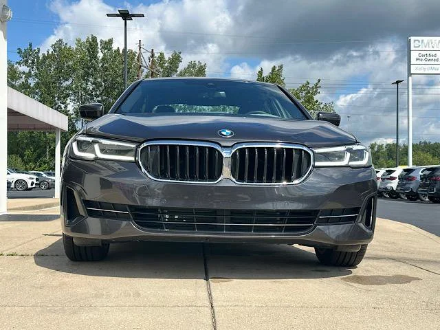 Certified Used 2023 Dark Graphite Metallic BMW 530i xDrive image 2