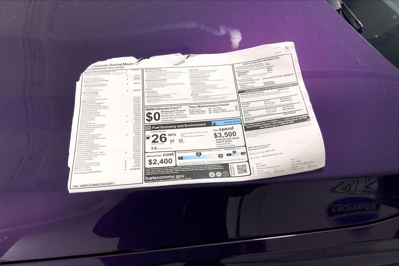 New 2026 Thundernight Metallic BMW M240i xDrive image 22