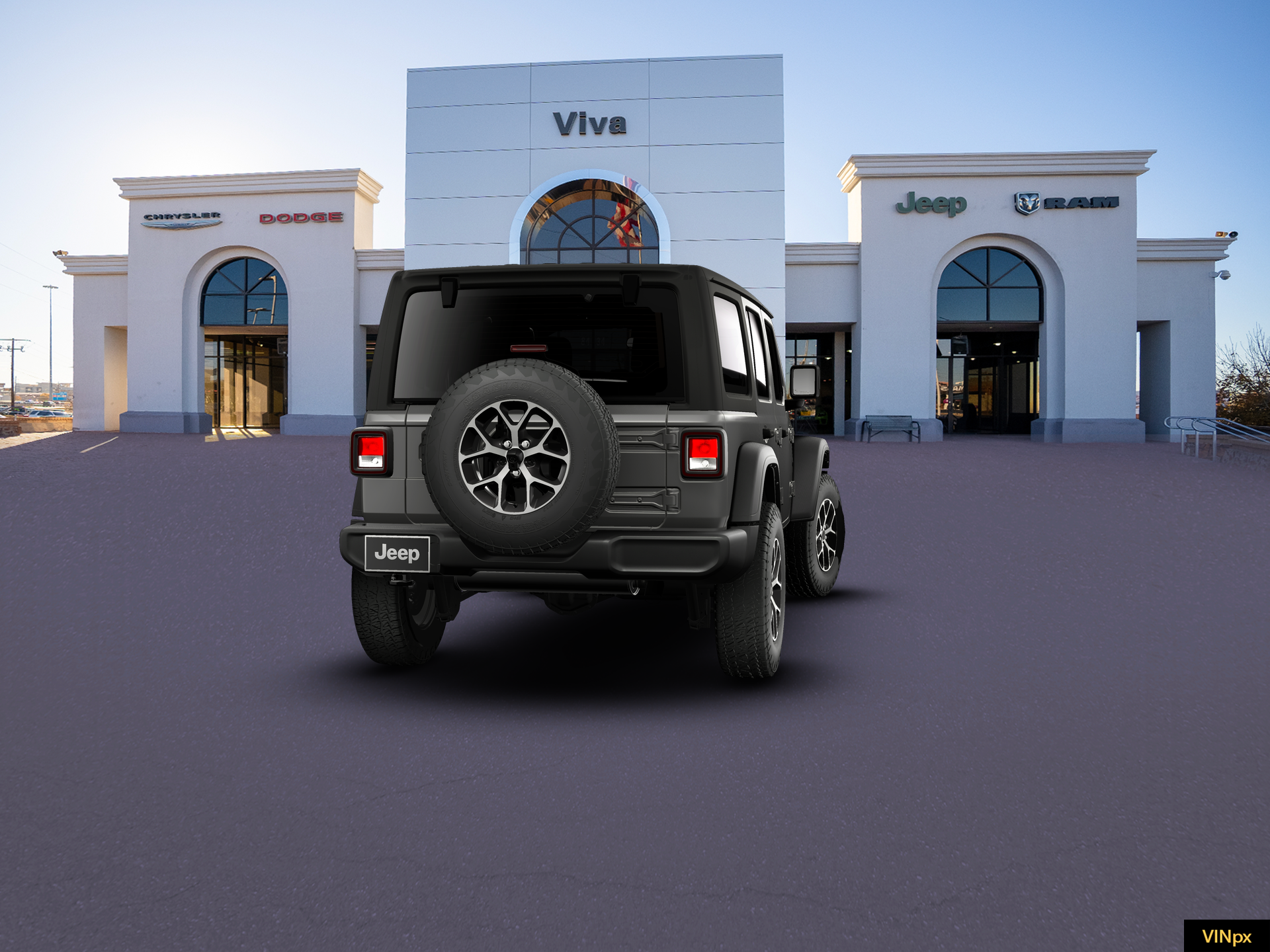 New 2026 Granite Crystal Metallic Clear-Coat Exterior Paint Jeep Sport S image 10