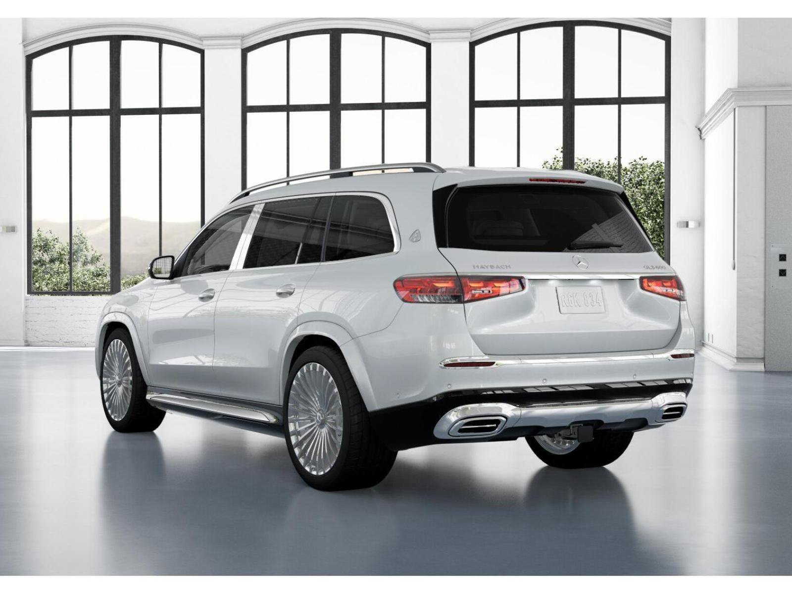 New 2026 MANUFAKTUR Moonlight White Metallic Mercedes-Benz Maybach GLS 600 image 28