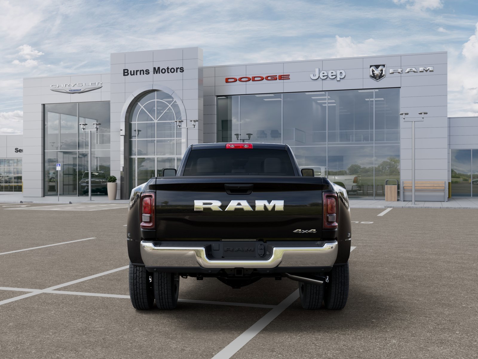 New 2026 Diamond Black Crystal Pearl-Coat Exterior Paint RAM Tradesman Dually image 7