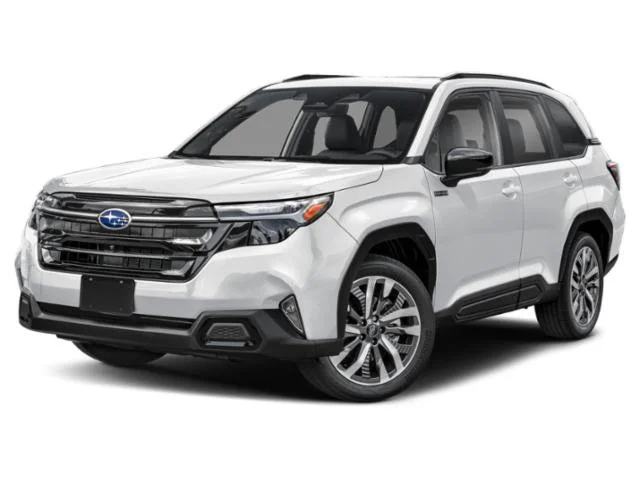 New 2026 Crystal White Pearl Subaru Touring Hybrid image 1