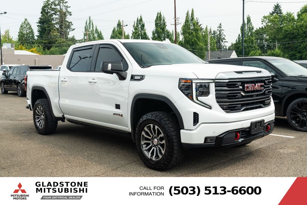 Used 2022 Summit White GMC AT4 image 1
