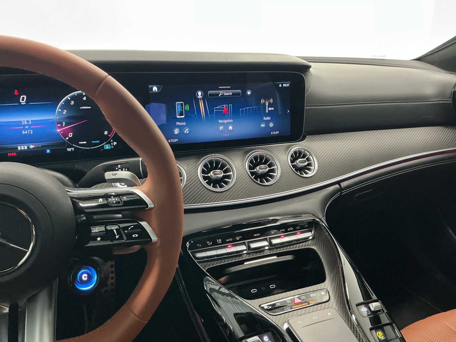 Certified Used 2024 MANUFAKTUR Côte dAzur Light Blue Metallic Mercedes-Benz AMG® GT 53 image 17