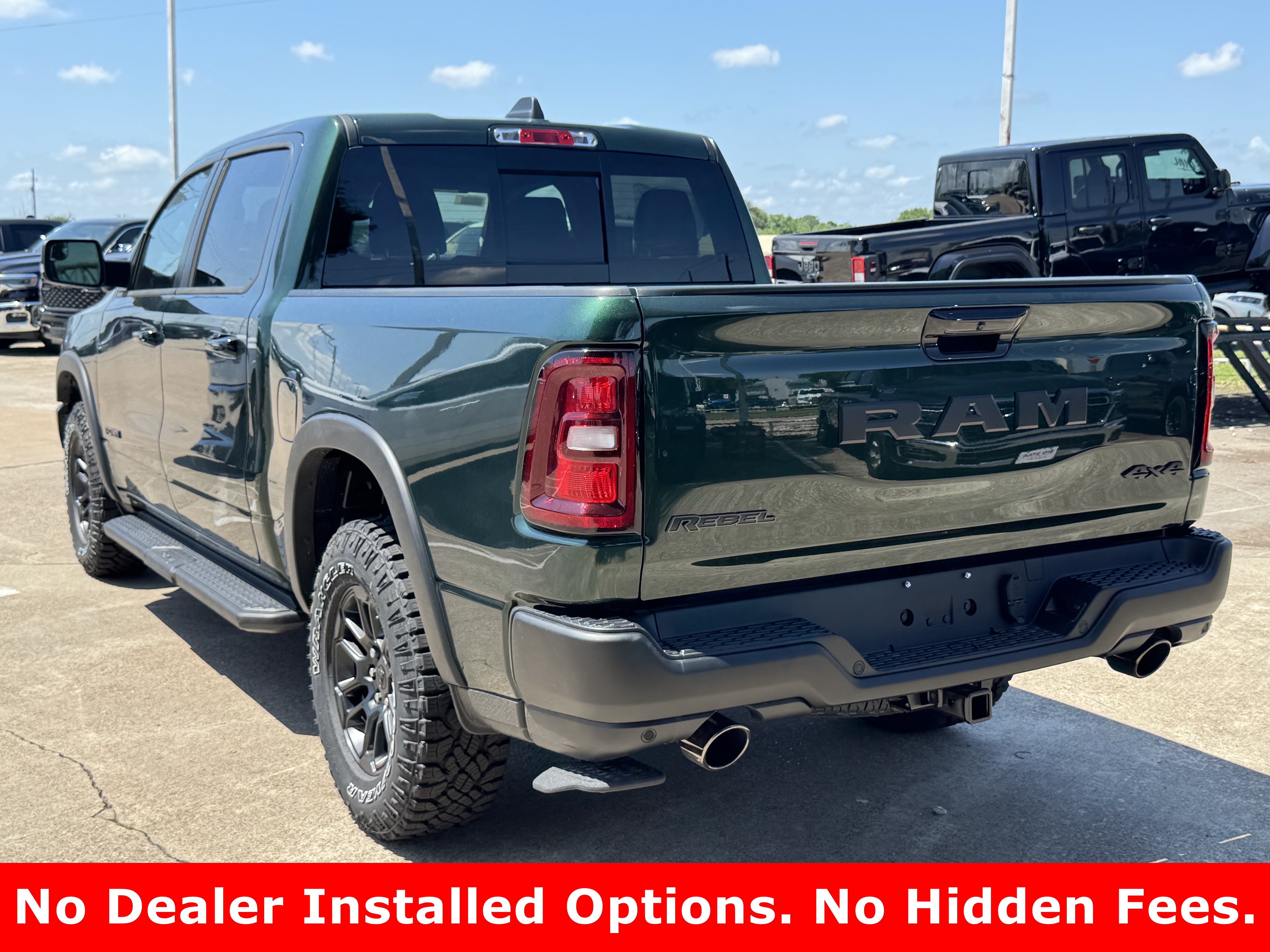 New 2026 Serrano-Green Metallic Exterior Paint RAM Rebel image 7