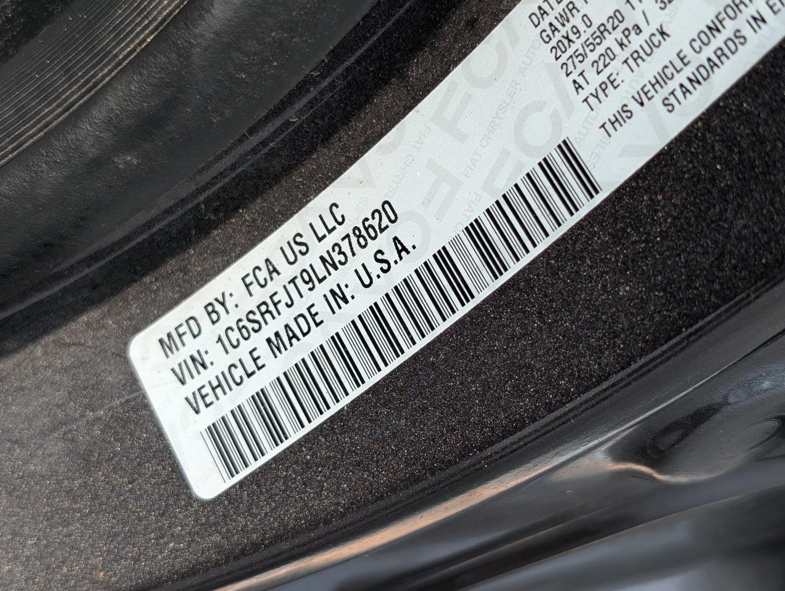 Used 2020 Granite Crystal Metallic Clearcoat Ram Laramie image 43