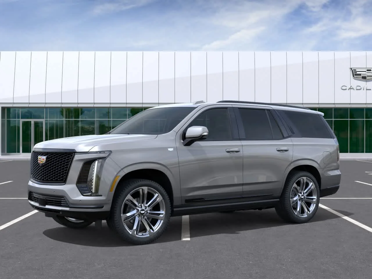 New 2026 Argent Silver Metallic Cadillac Sport image 2