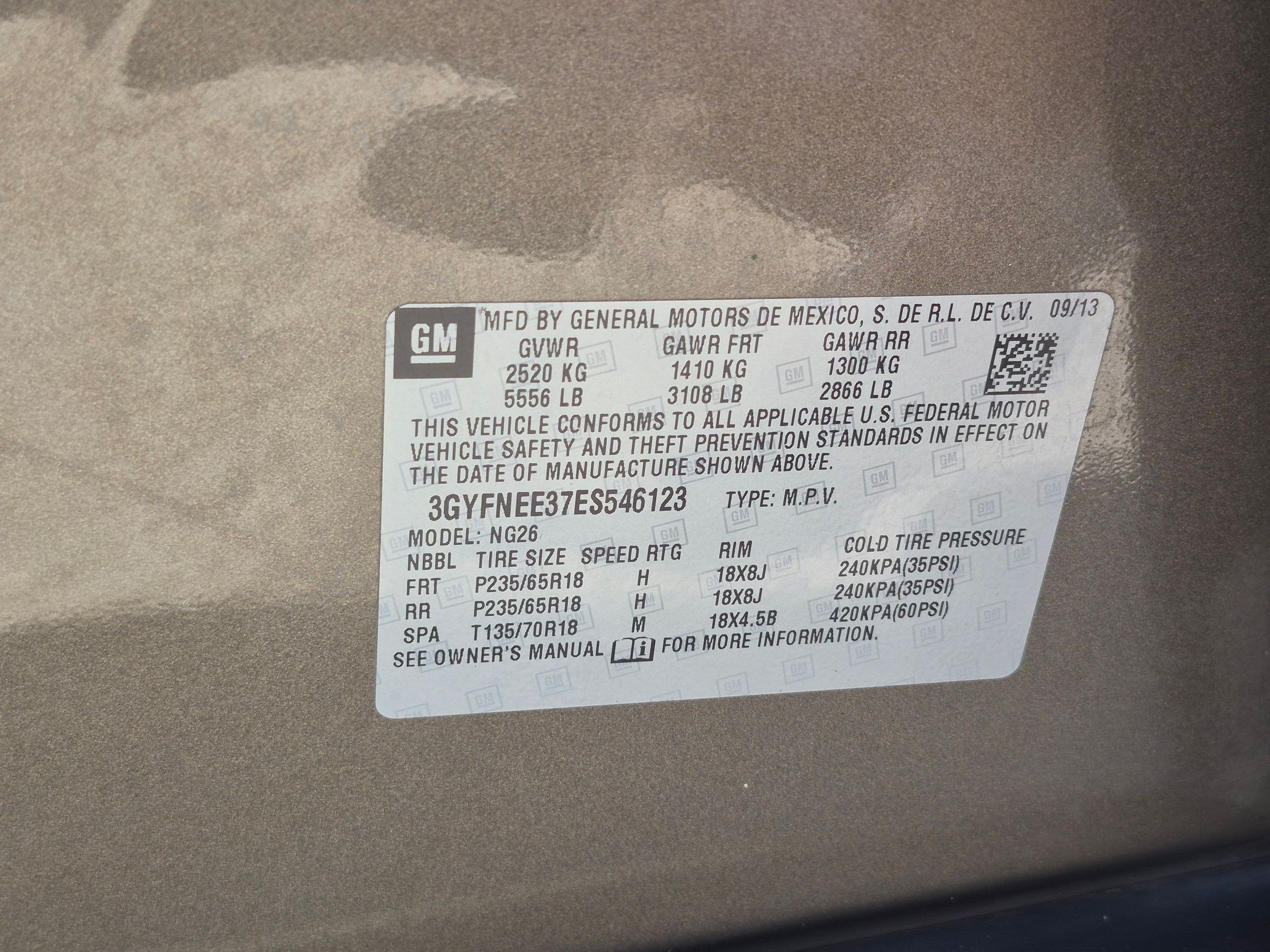 Used 2014 Terra Mocha Metallic Cadillac Luxury Collection image 34