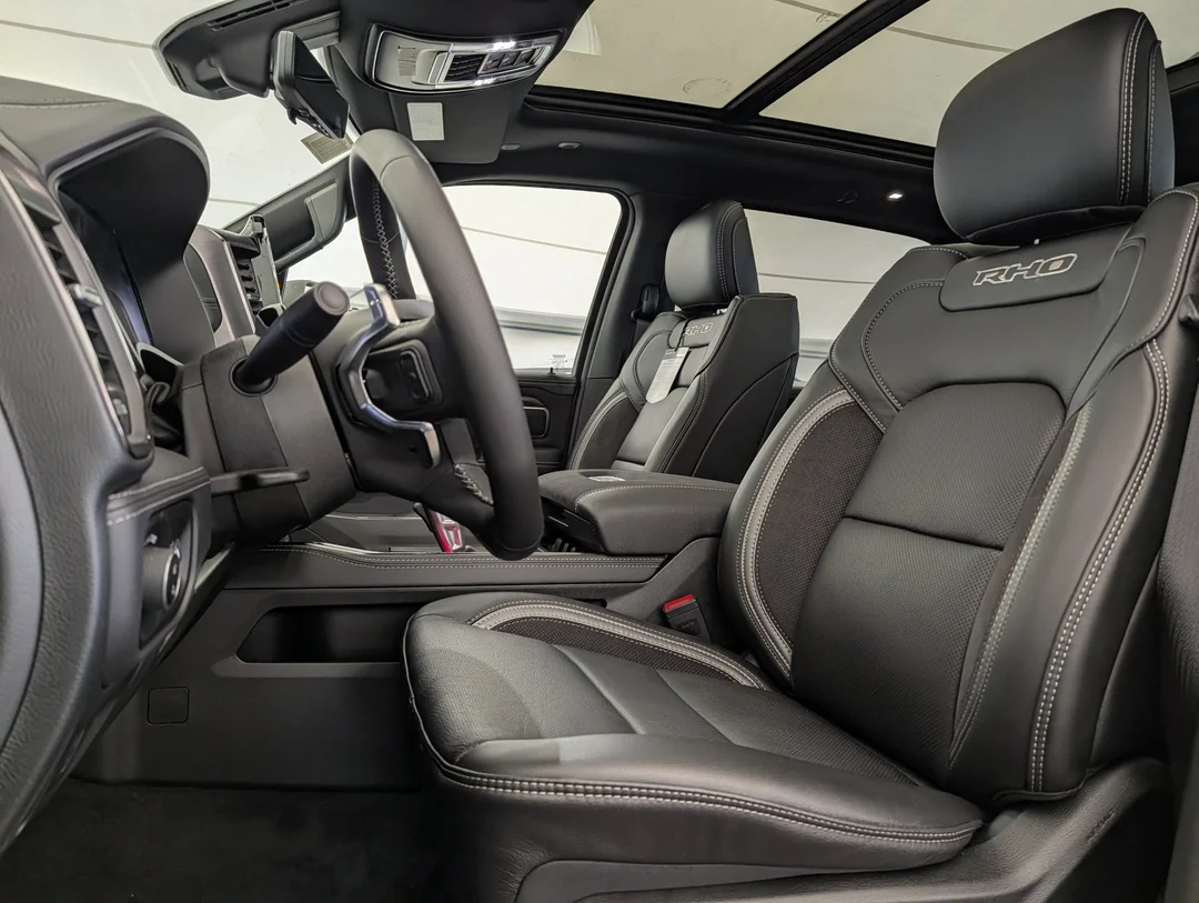 New 2026 Black RAM RHO - - 4x4 - Bilstein Shocks - Panoramic Sunroof - Leather Suede Seats & More! image 15