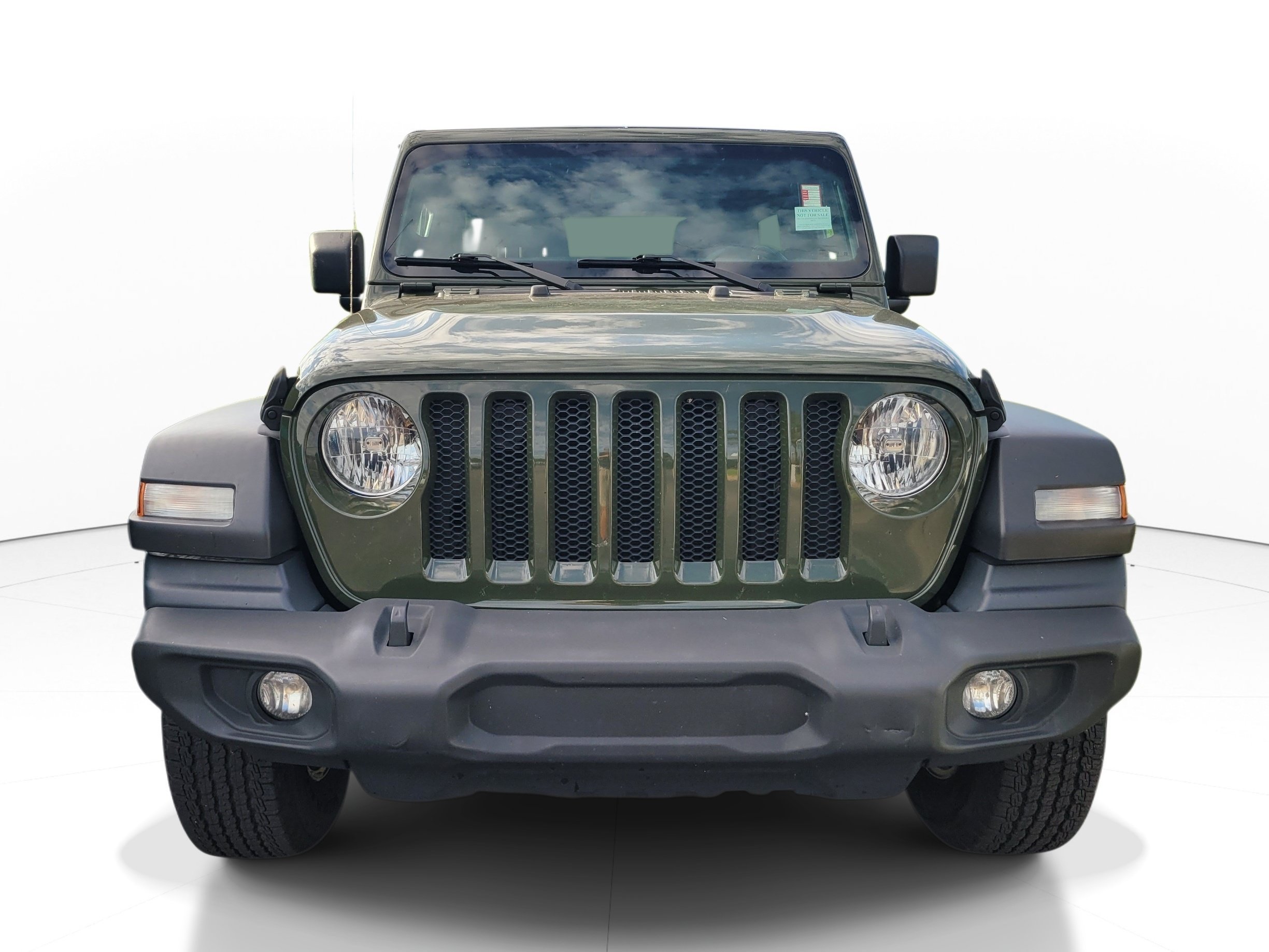 Used 2021 Sarge Green Clearcoat Jeep Unlimited Islander image 2