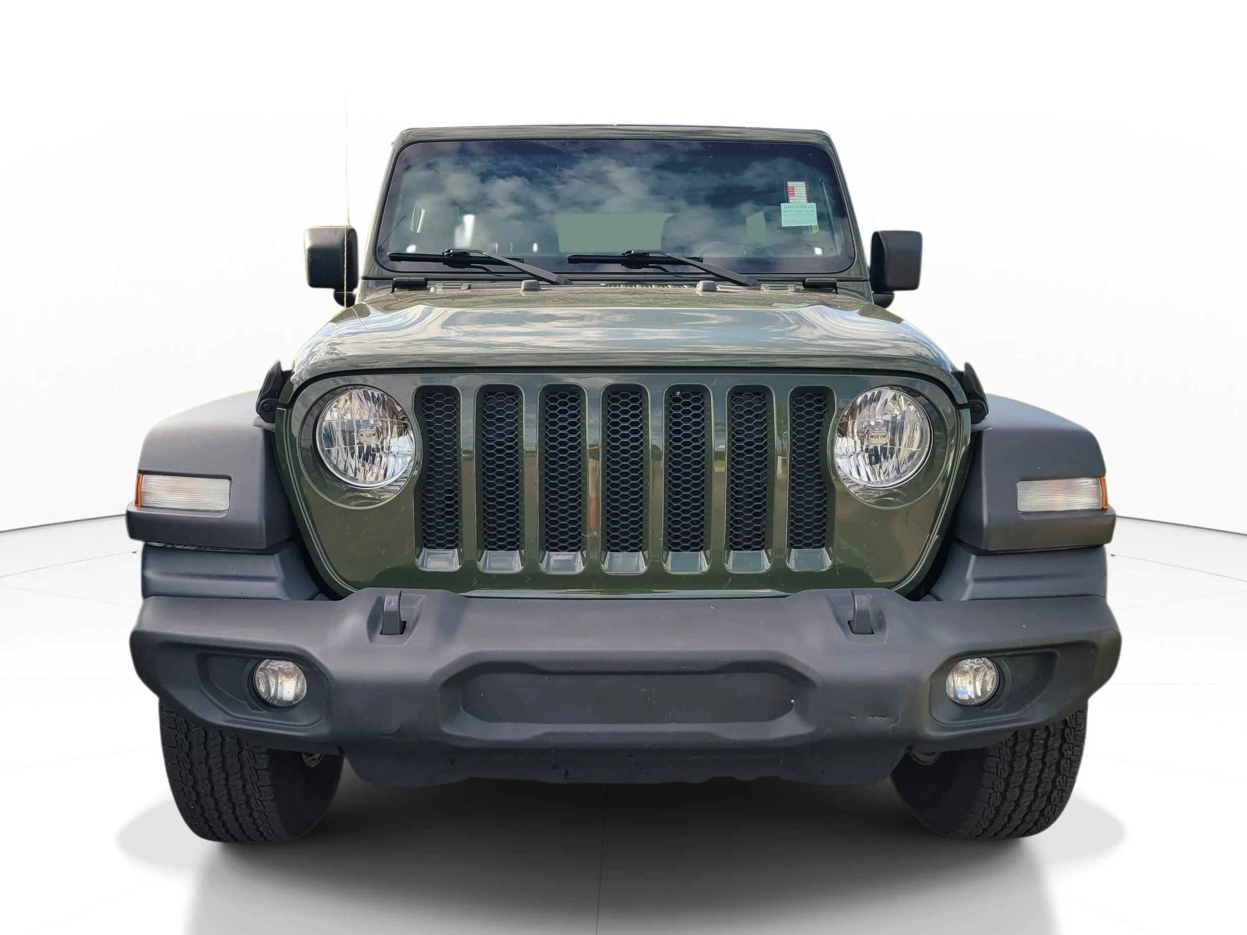 Used 2021 Sarge Green Clearcoat Jeep Unlimited Islander image 2