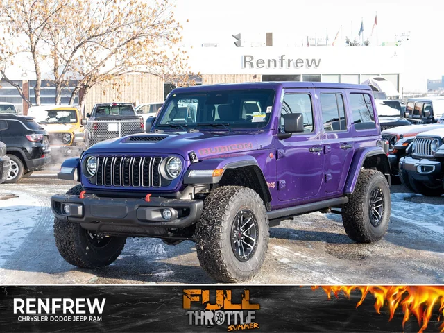 2026 Jeep Wrangler Rubicon X* 4 Door 4x4, 35 Inch Tires, Steel Bumpers, Nappa Leather