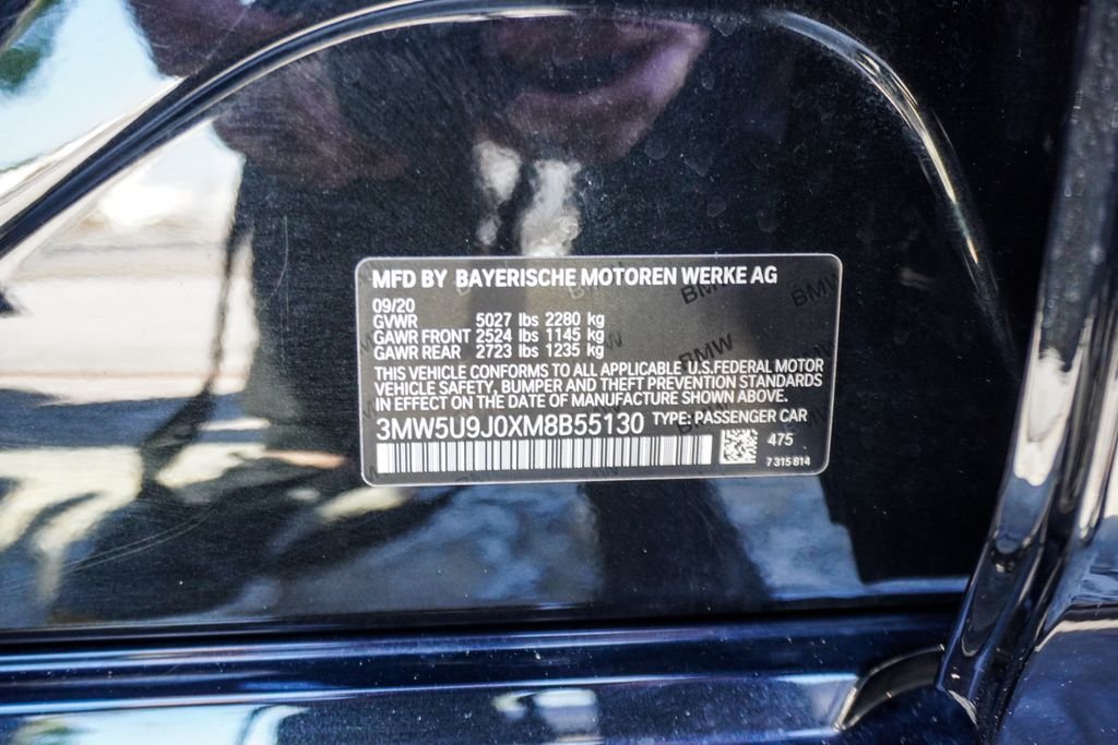 Used 2021 Black BMW M340i xDrive image 38