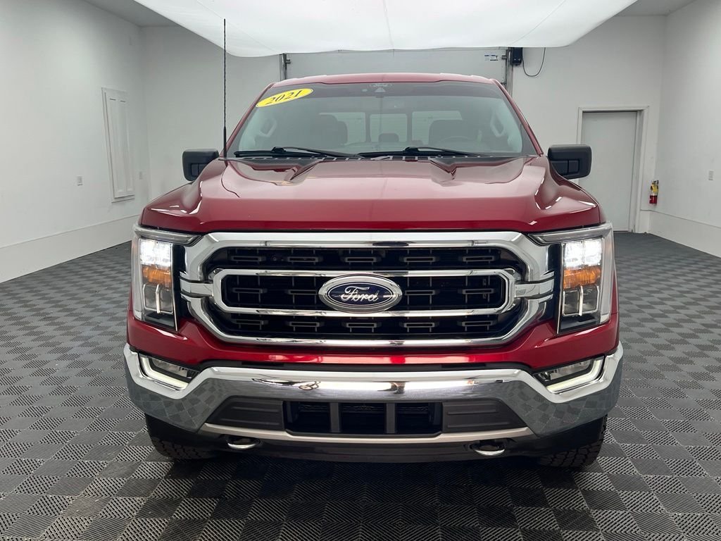 Used 2021 Rapid Red Metallic Tinted Clearcoat Ford XLT image 14