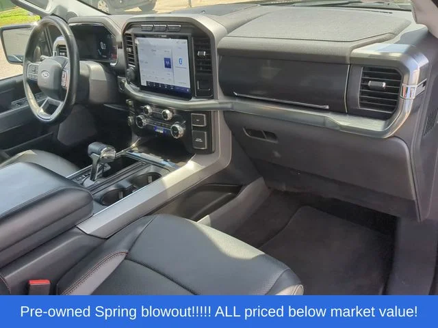 Used 2022 Blue Ford Lariat image 49