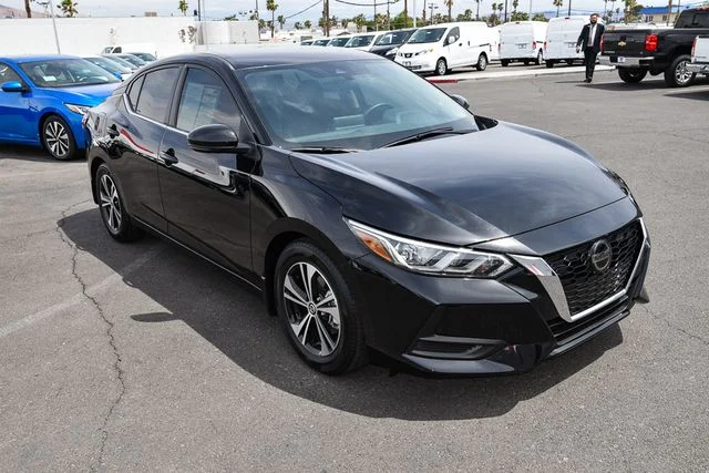 Used 2021 Black Nissan SV image 7