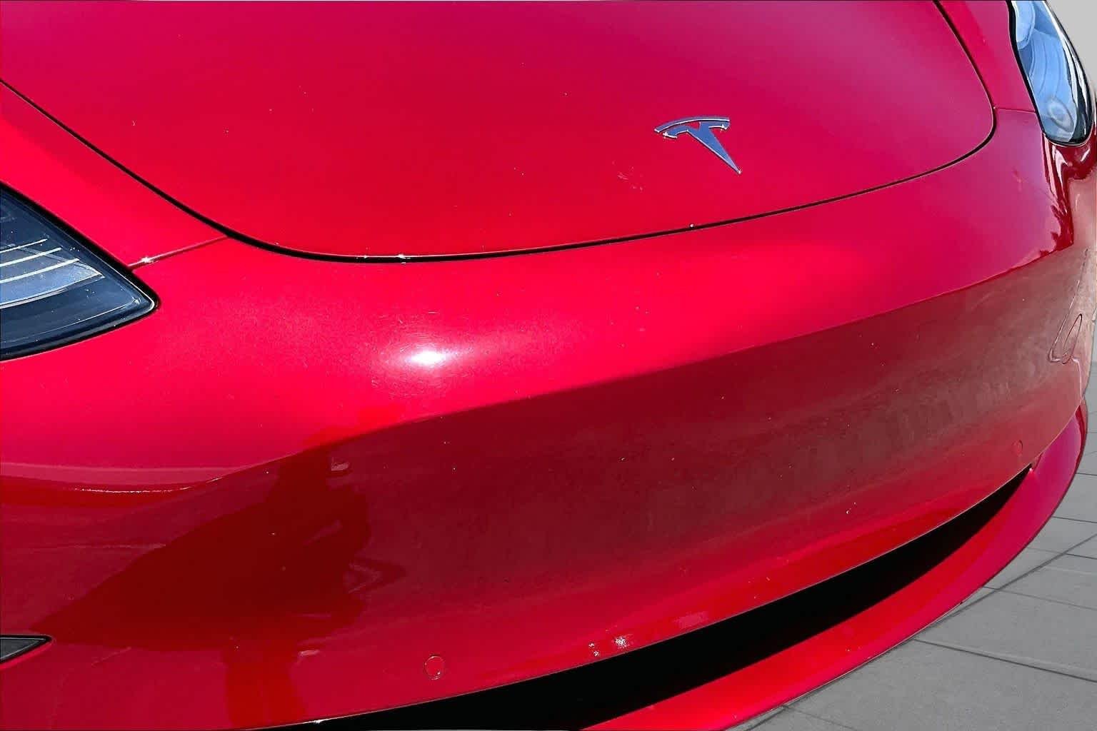 Used 2020 Red Multi-Coat Tesla Standard Range Plus image 26