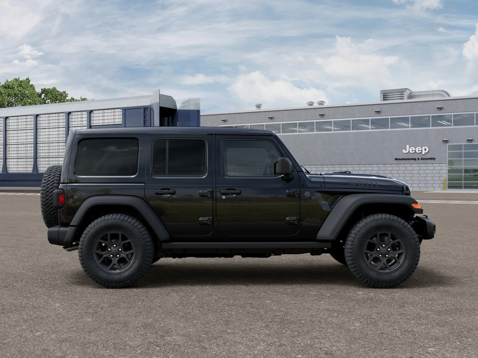 New 2026 Black Clear-Coat Exterior Paint Jeep Willys image 12