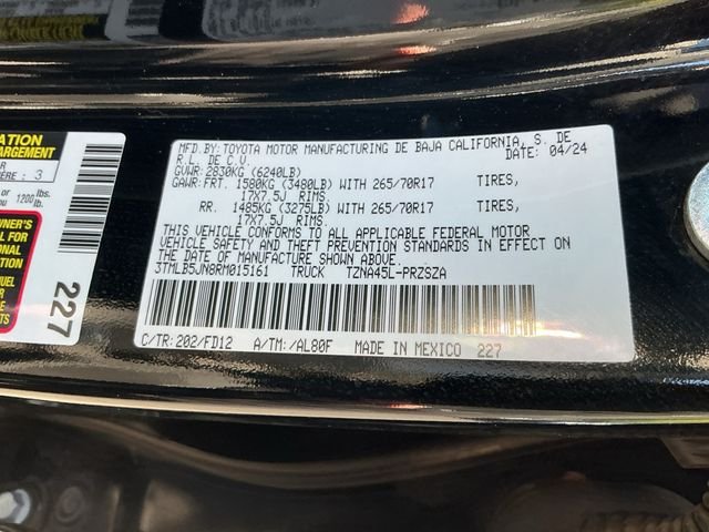 Used 2024 Black Toyota TRD Off-Road image 25
