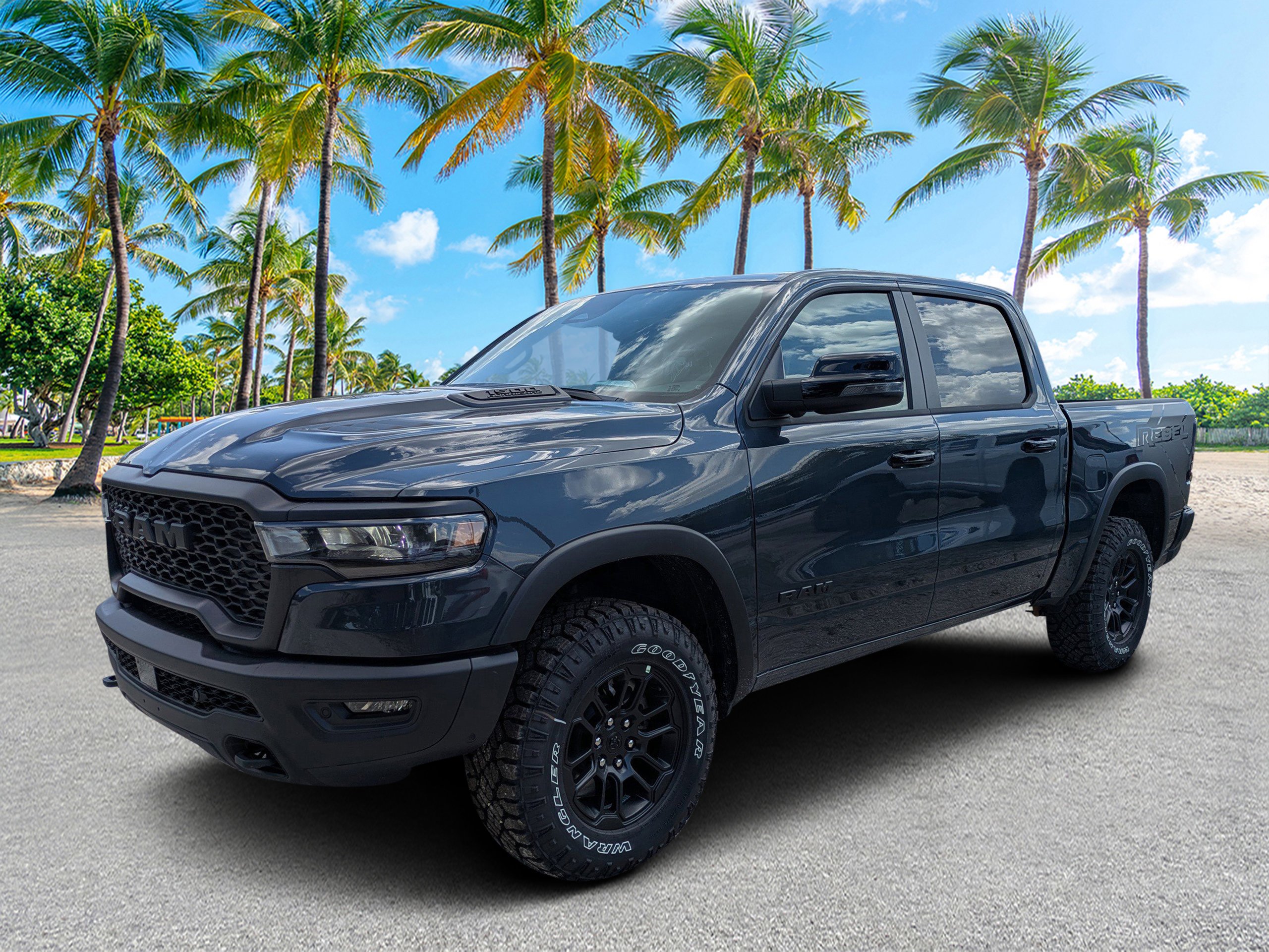 New 2026 Forged Blue Metallic Exterior Paint RAM Rebel image 6