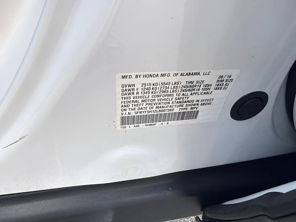 Used 2020 White Honda LX image 25